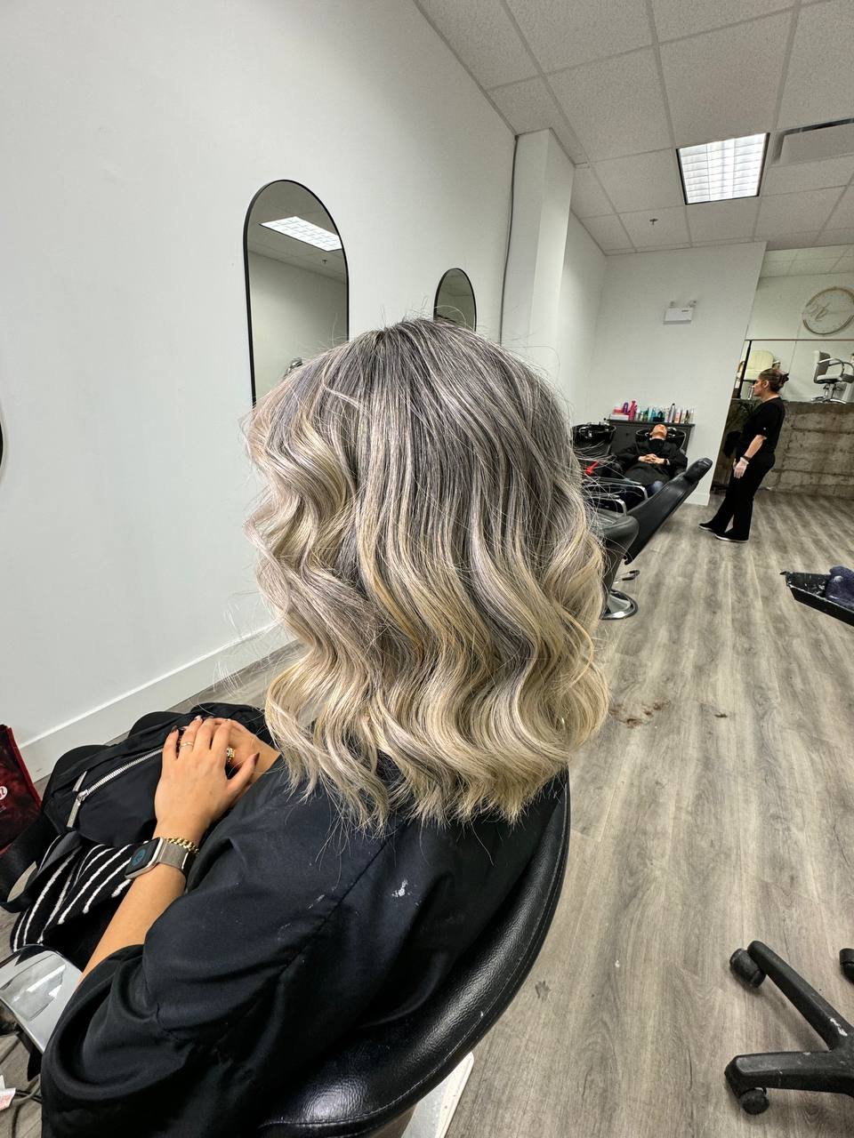 Hair result in salon