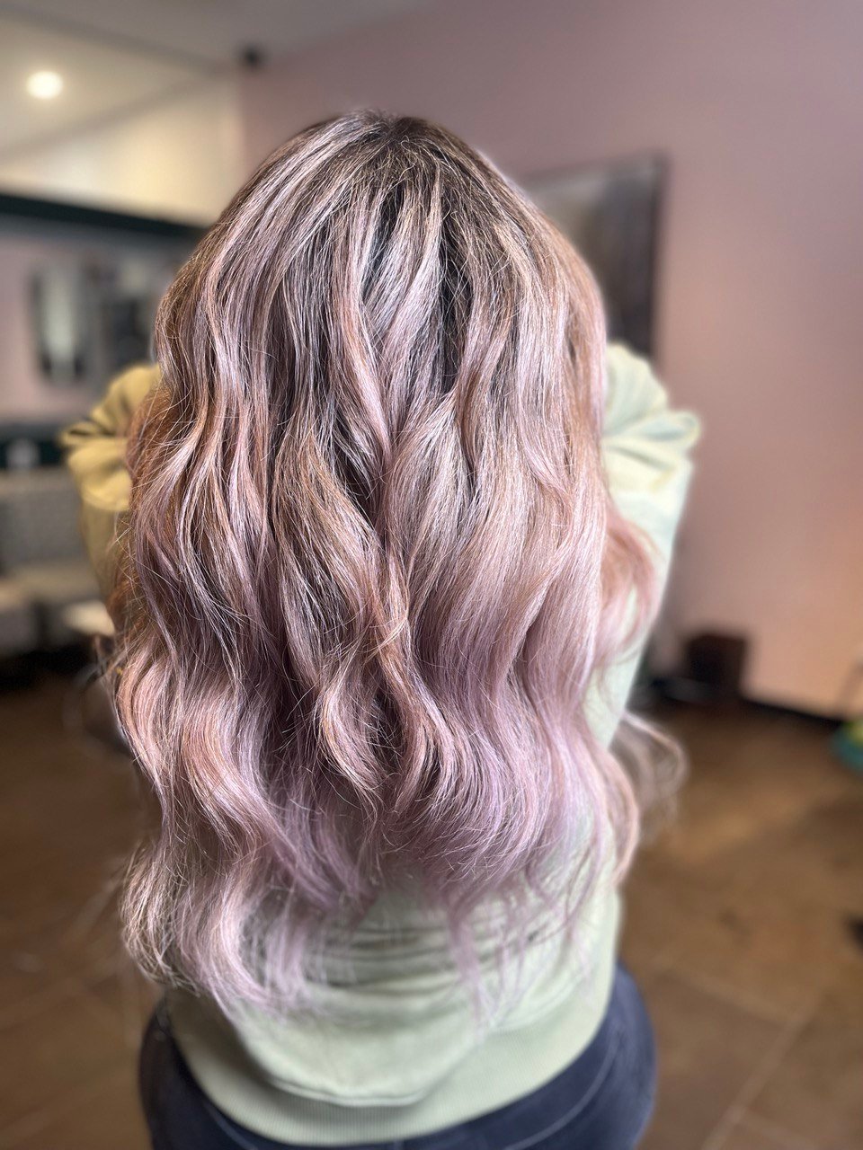 Hair result in salon