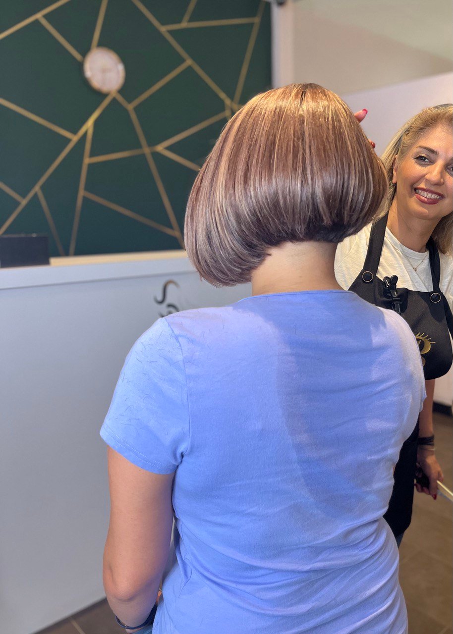 Hair result in salon