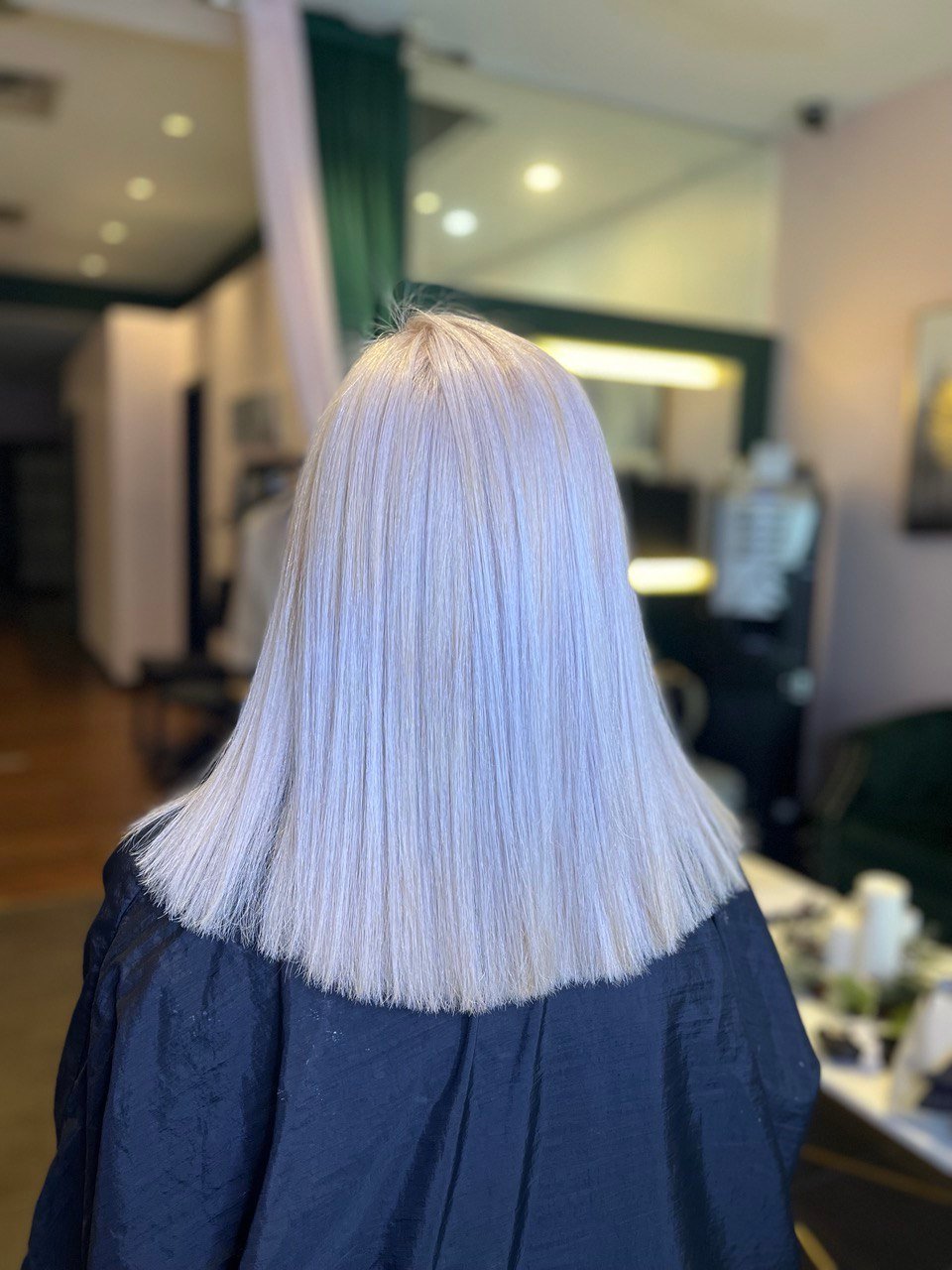 Hair result in salon